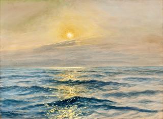 Adolf Bock - Morning At Sea.