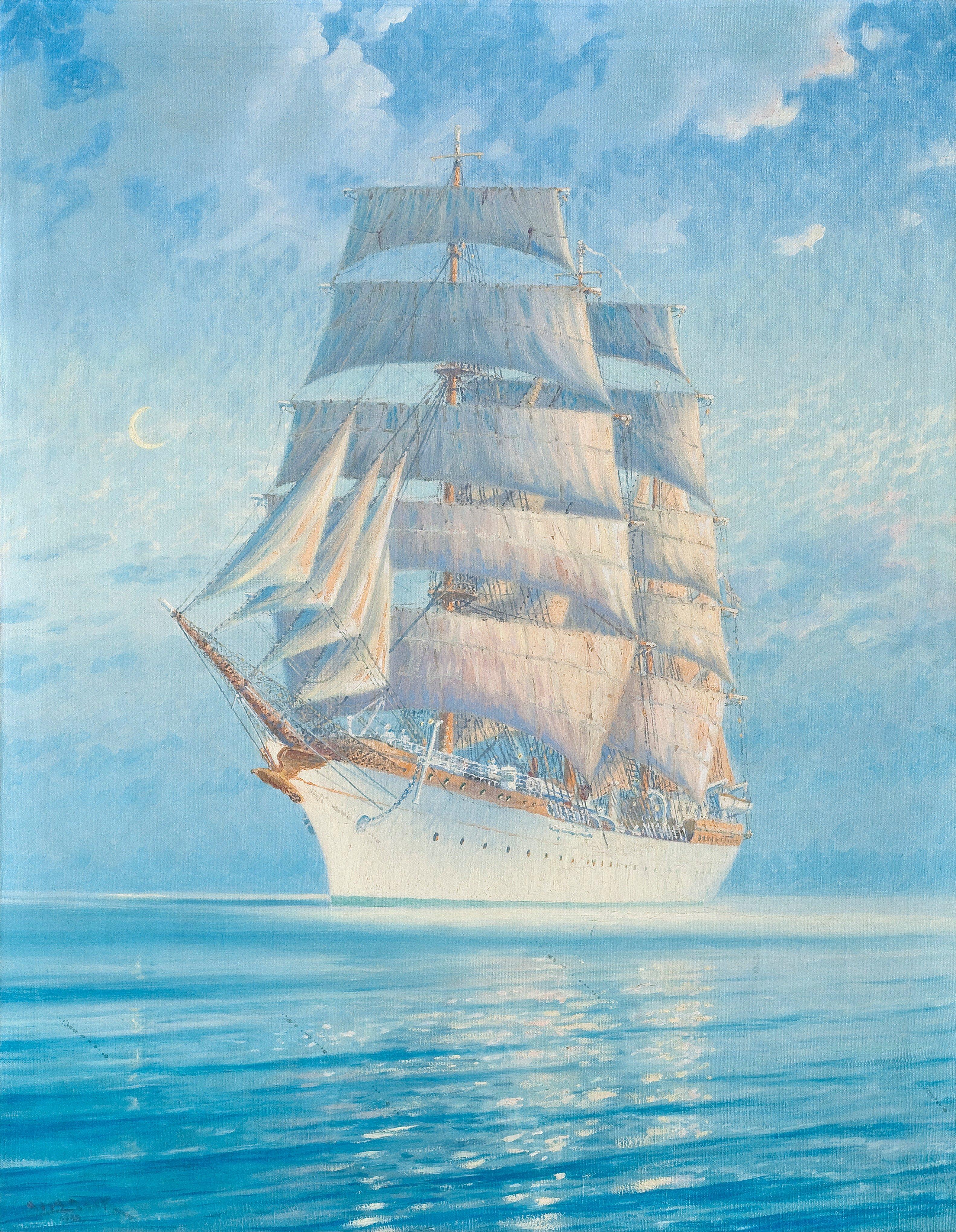Adolf Bock - Sail Boat.
