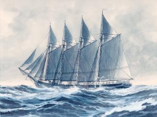 Adolf Bock - The Four-Masted Ship Atlas From Mariehamn