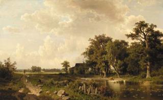 Adolf Chwala - Summer farmstead