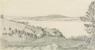 Adolf Dietrich - Blick auf Jakobstal und Steckborn am Untersee, 1916