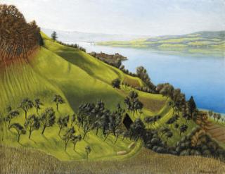 Adolf Dietrich - Frühling Am Untersee, 1919