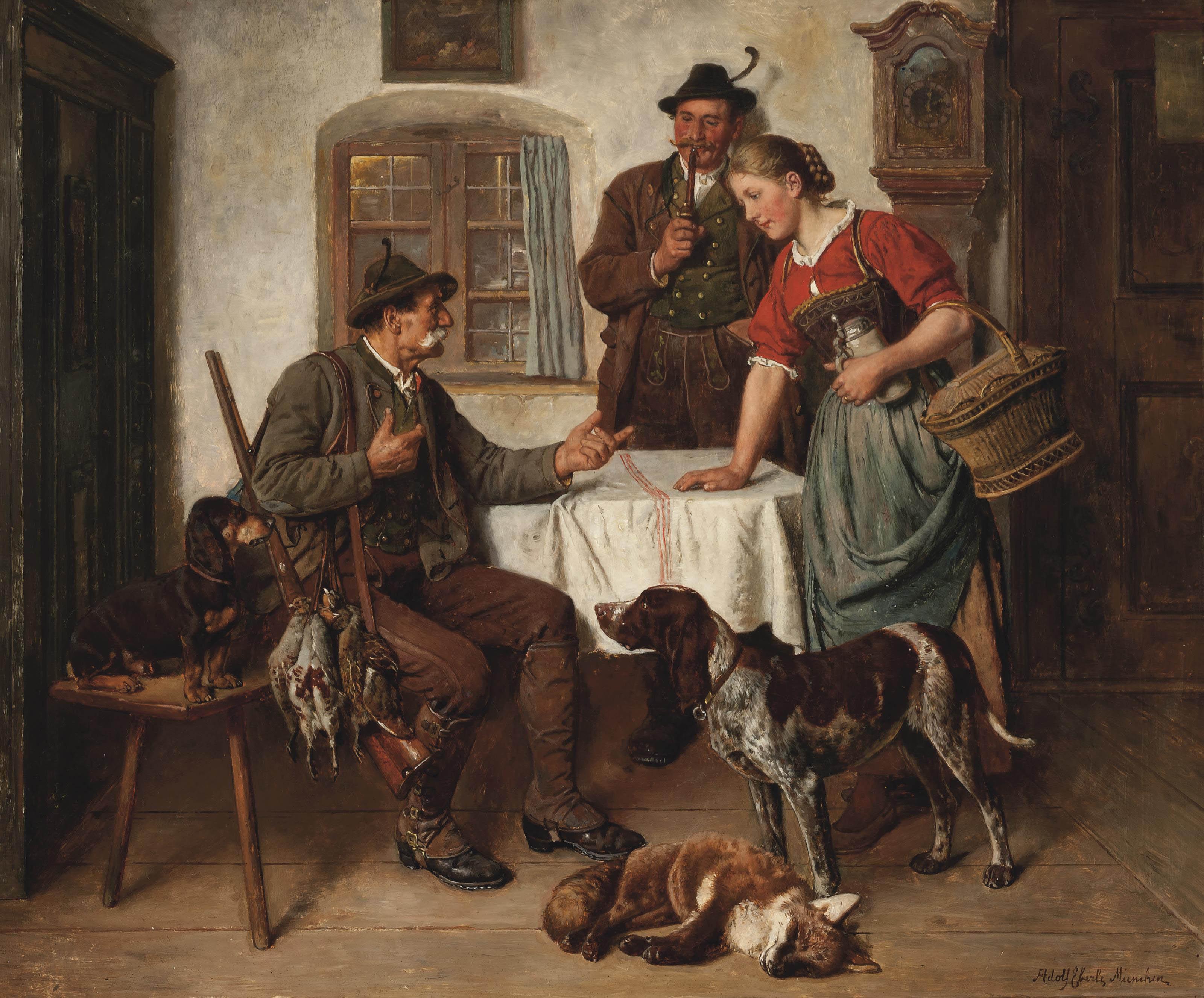 Adolf Eberle - The day\'s bag