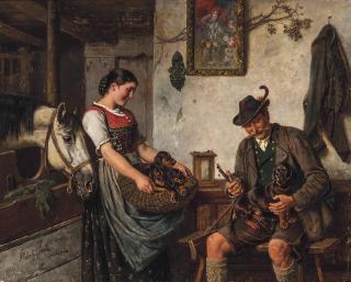 Adolf Eberle - The proud dachshund