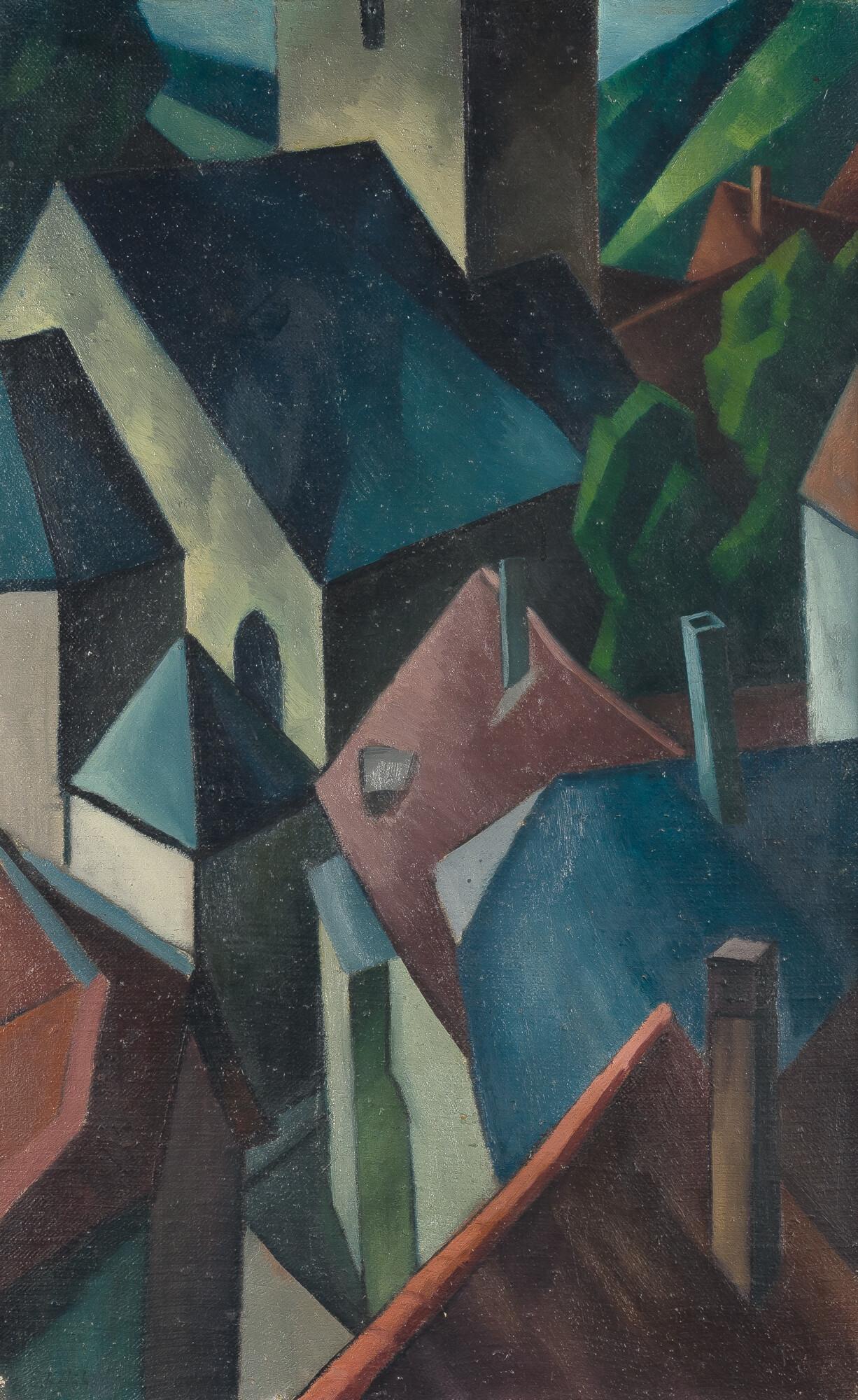 Adolf Erbslöh - „Dächer über Warburg“