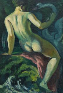 Adolf Erbslöh - Leda mit dem Schwan