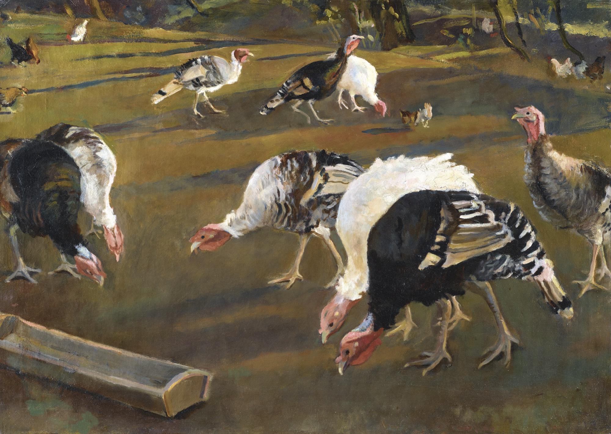 Adolf Fényes - Hungarian turkeys