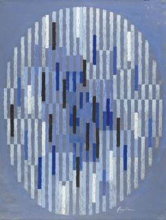 Adolf Fleischmann - „Blaues Oval“.