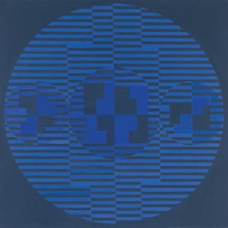 Adolf Fleischmann - Circle in blue