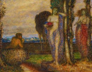 Adolf Frey-Moock - Faun und Nymphen