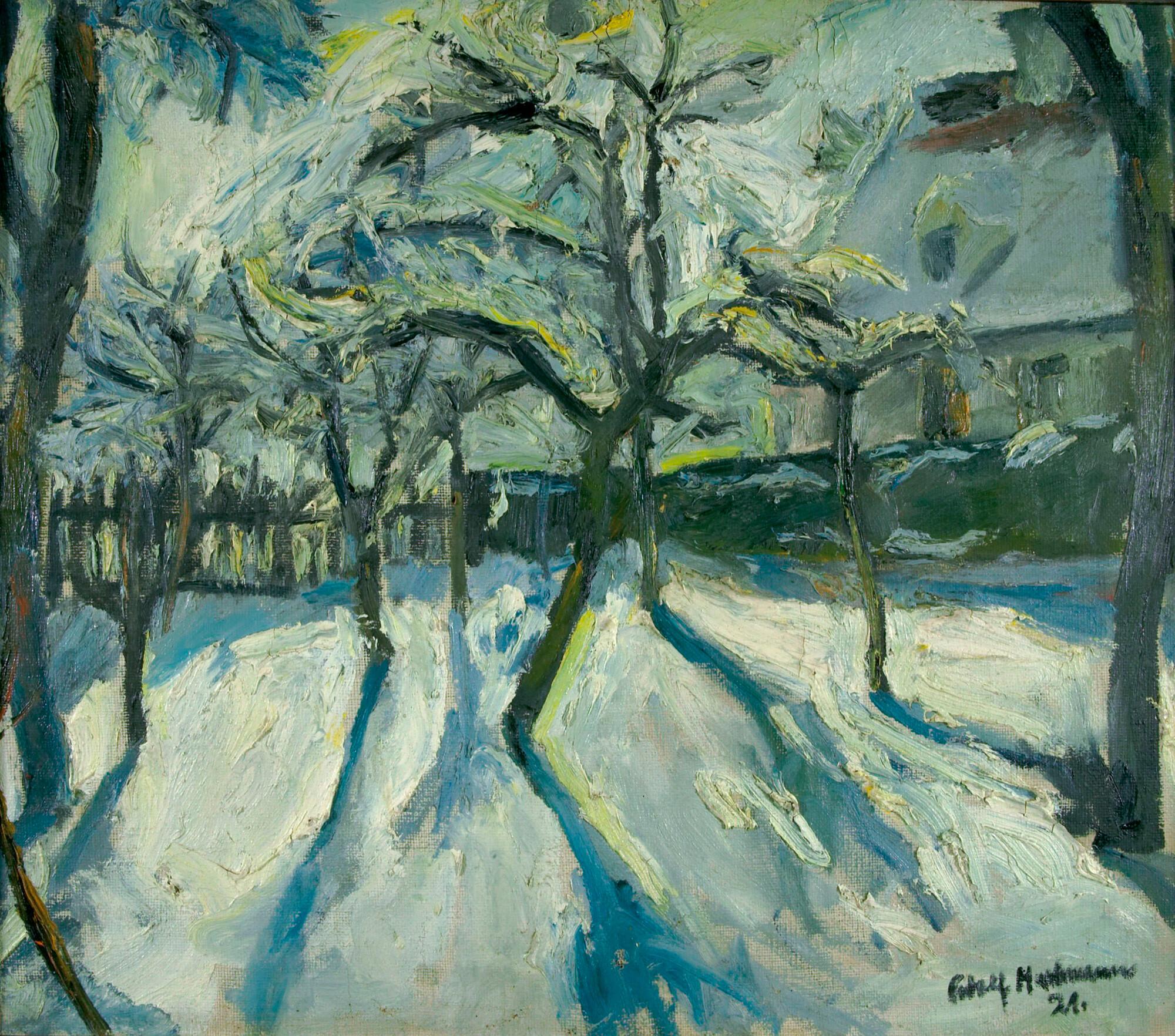 Adolf Hartmann - Winterlandschaft.