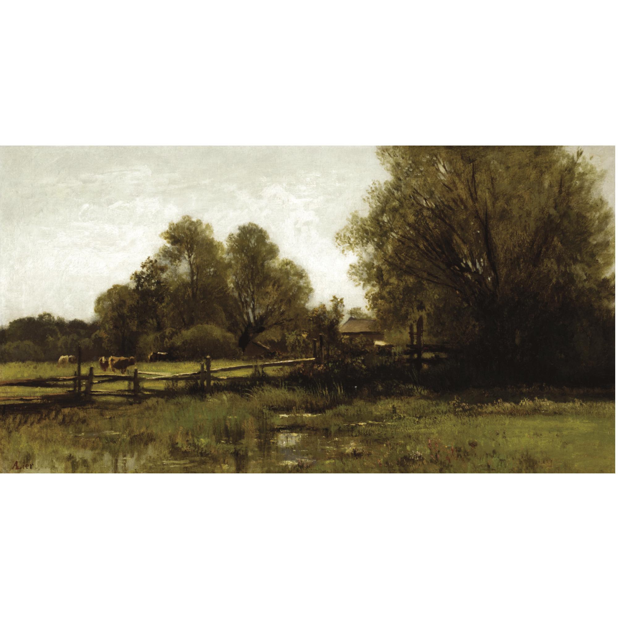 Adolf Heinrich Lier - A Pastoral Scene In Summer