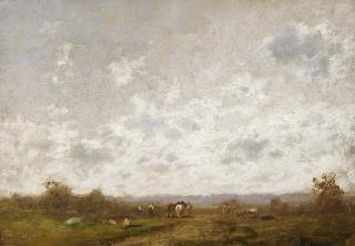 Adolf Heinrich Lier - Bei der Feldarbeit