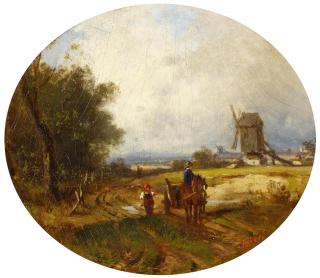 Adolf Heinrich Lier - Holländische Landschaft