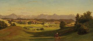 Adolf Heinrich Lier - Landschaft bei Murnau