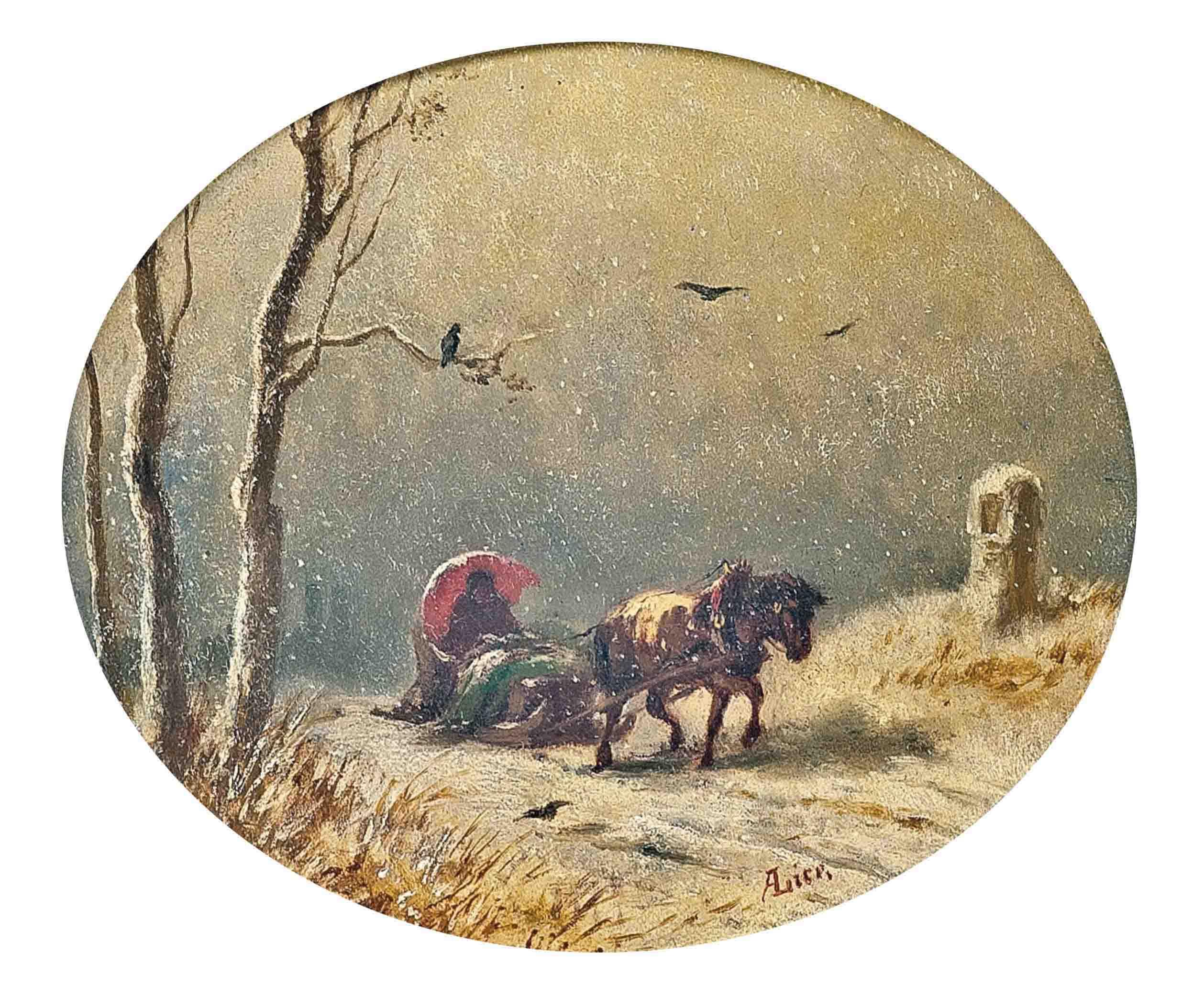 Adolf Heinrich Lier - The Four Seasons