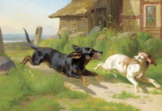 Adolf Heinrich Mackeprang - Up to mischief