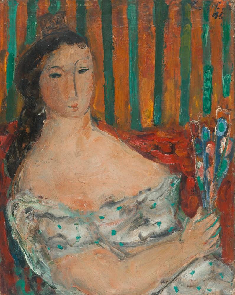 Adolf Herbst - „Femme à l’éventail“