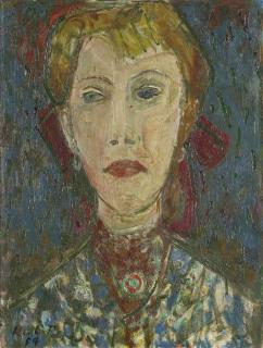 Adolf Herbst - Frauenbildnis, 1954