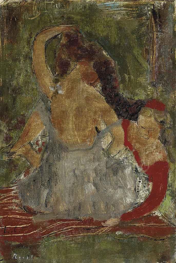 Adolf Herbst - Rückenakt