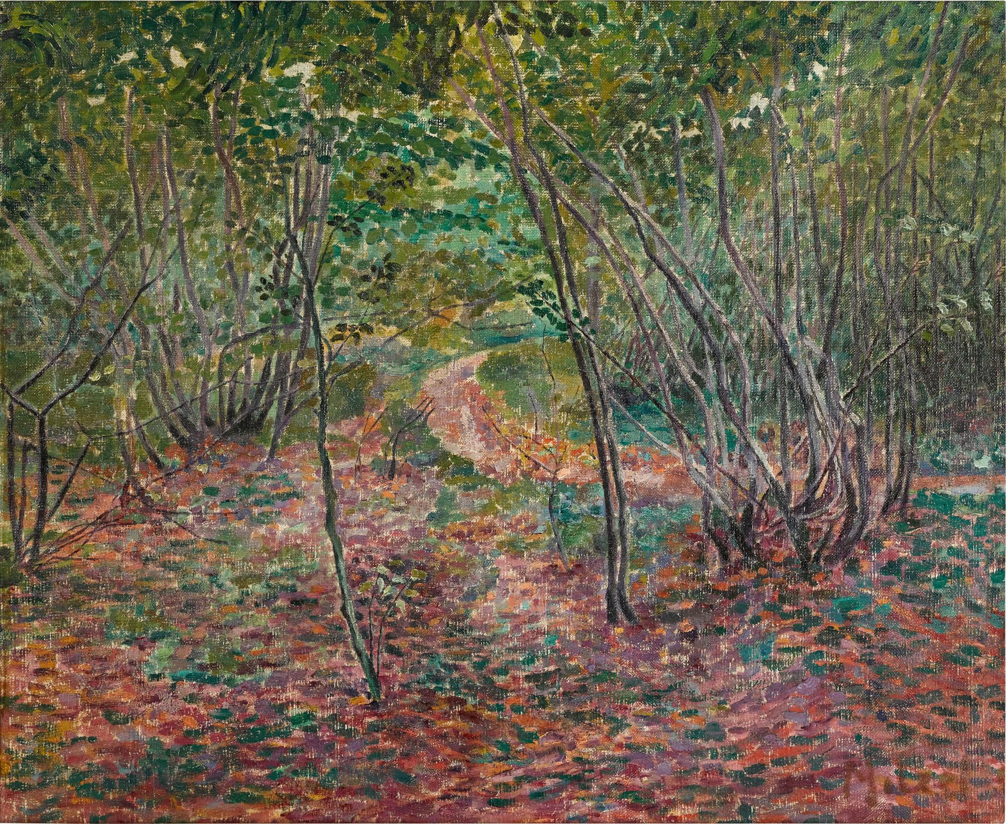 Adolf Hölzel - Forest Interior