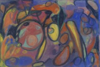 Adolf Hölzel - Komposition mit Kreis