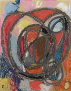 Adolf Hölzel - Komposition (Rund- und Ovalformen)