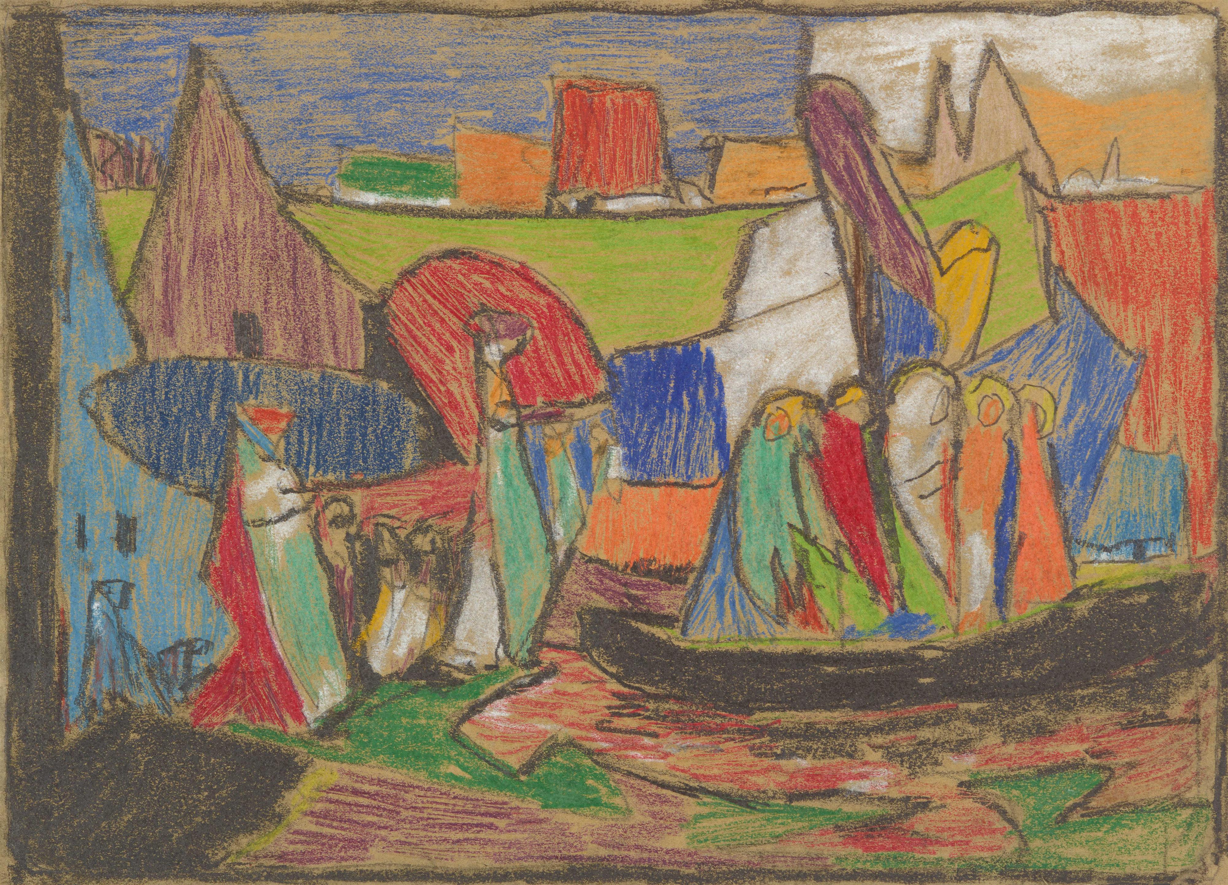 Adolf Hölzel - Komposition zur Ursula-Legende