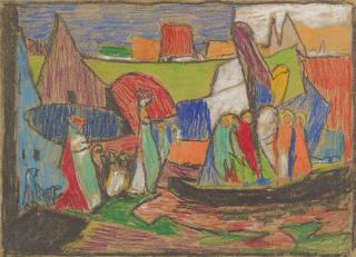 Adolf Hölzel - Komposition zur Ursula-Legende