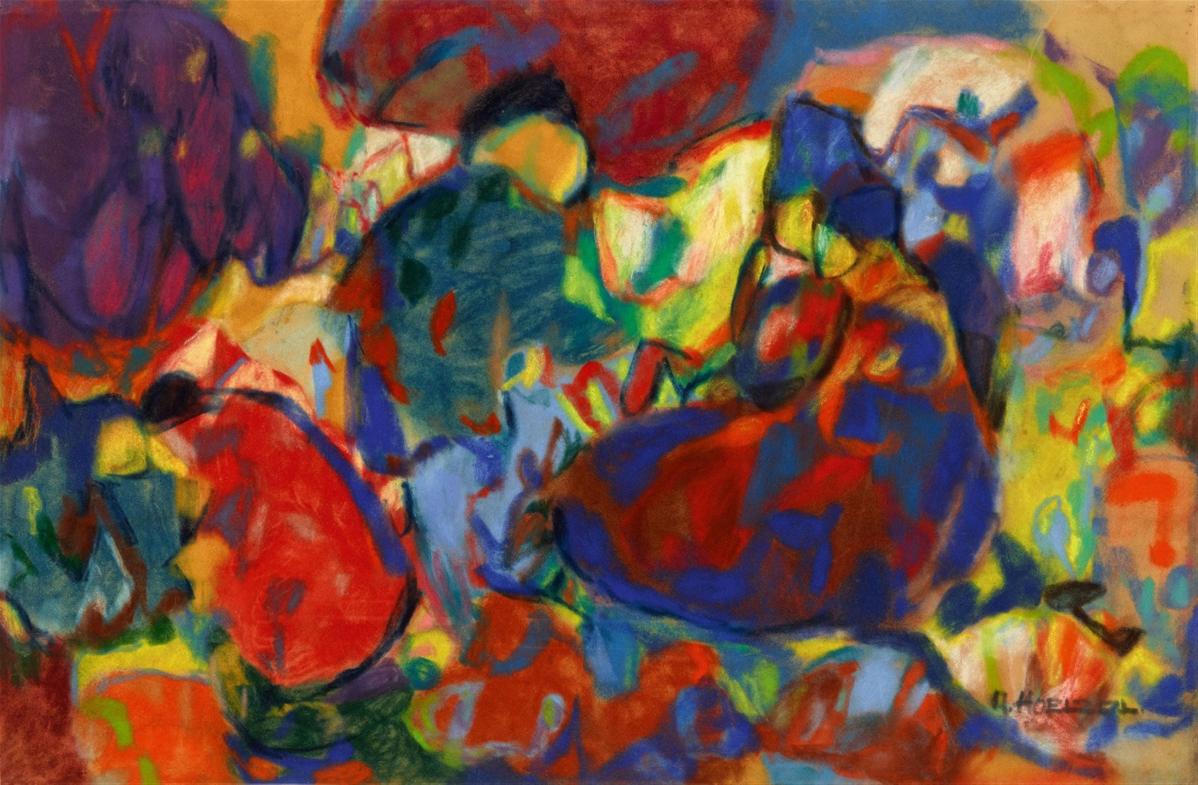 Adolf Hölzel - Ohne Titel (Komposition)