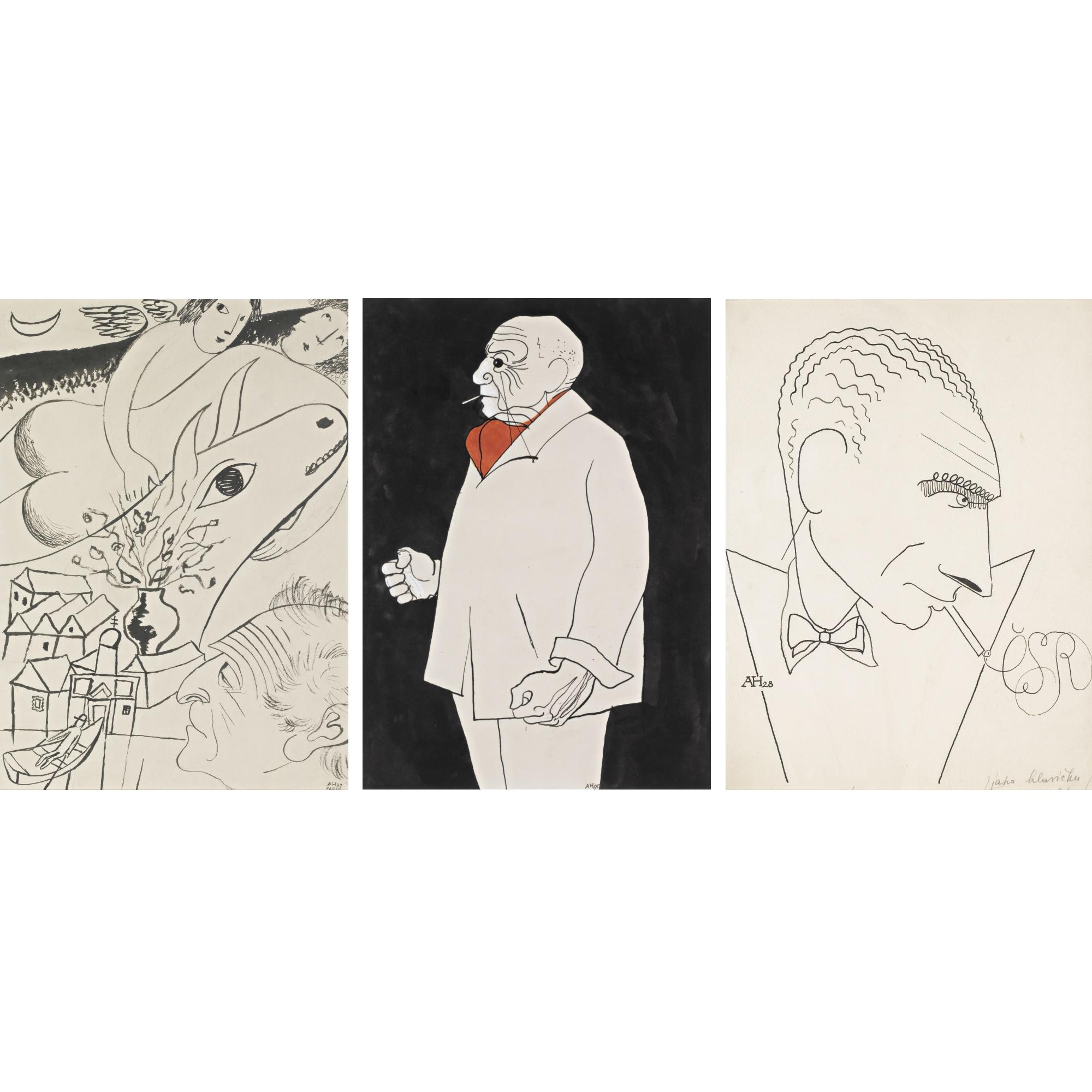 Adolf Hoffmeister - Czech i. Marc Chagall Ii. Pablo Picasso Iii. Philipa Soupolta  
