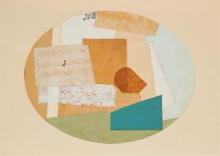 Adolf Hoffmeister - Ohne Titel (Stillleben mit einer Note).