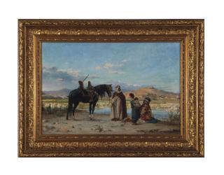 Adolf Karol Sandoz - At the Oasis