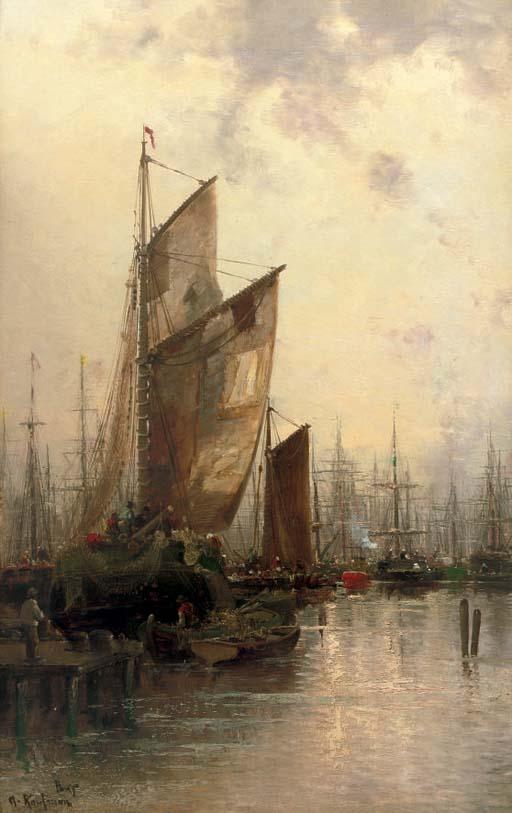 Adolf Kaufmann - Havre: a busy harbour