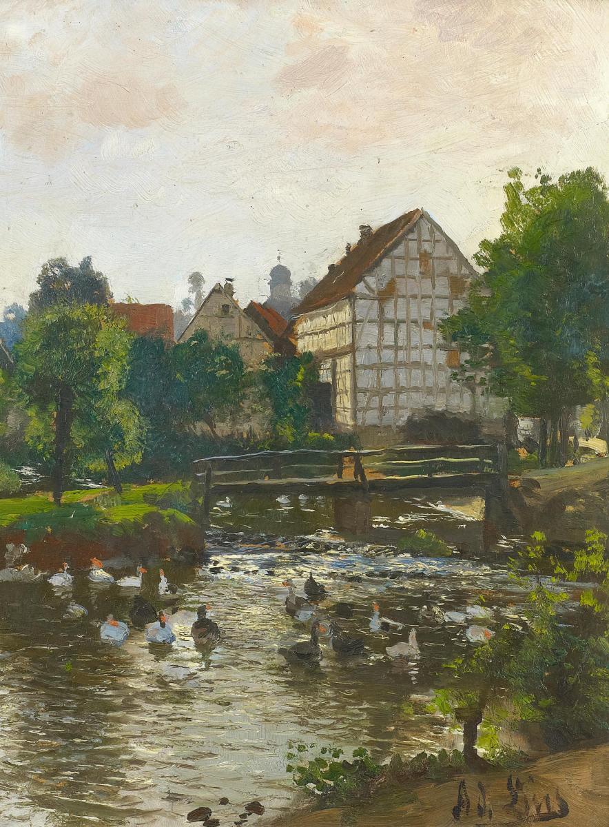 Adolf Lins - Am Dorfweiher