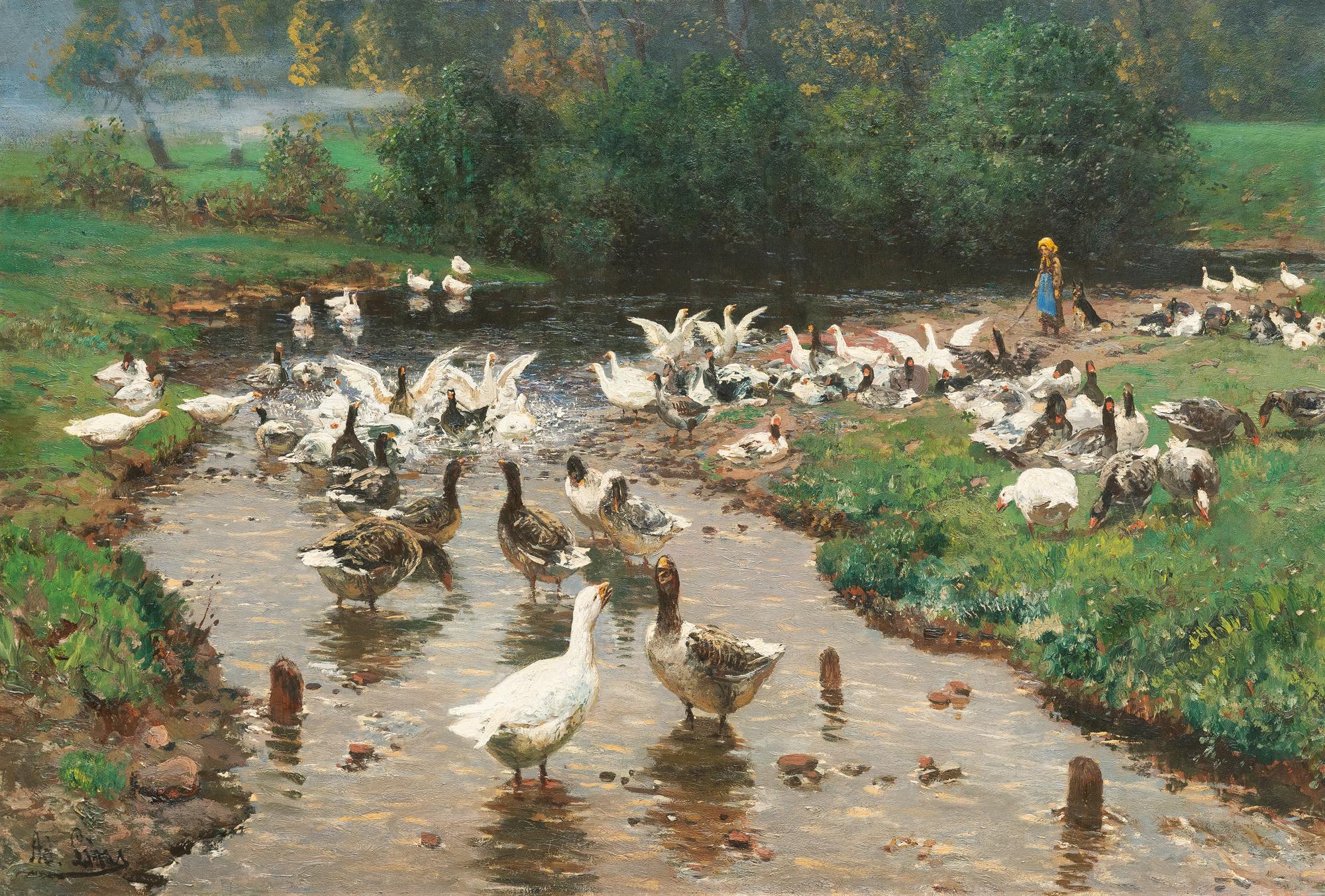 Adolf Lins - Am Gänsebach