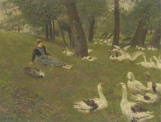 Adolf Lins - The Goose Girl