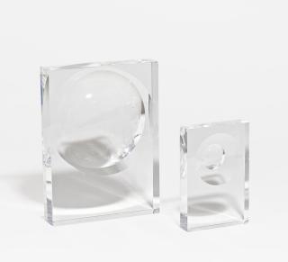 Adolf Luther - 2 Stelen (Linsenobjekte)