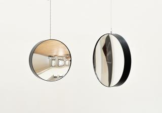 Adolf Luther - Ensemble von zwei konkaven Rundspiegeln