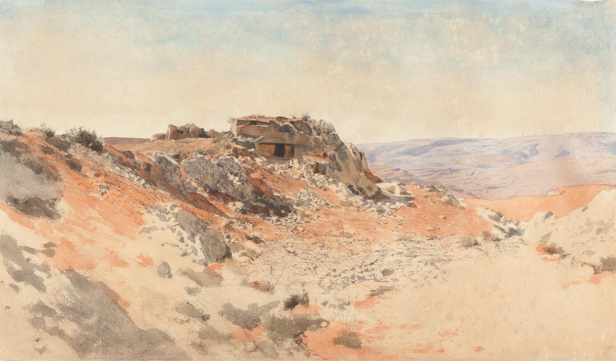 Adolf Meckel von Hemsbach - Die Gräber der Richter bei Jerusalem