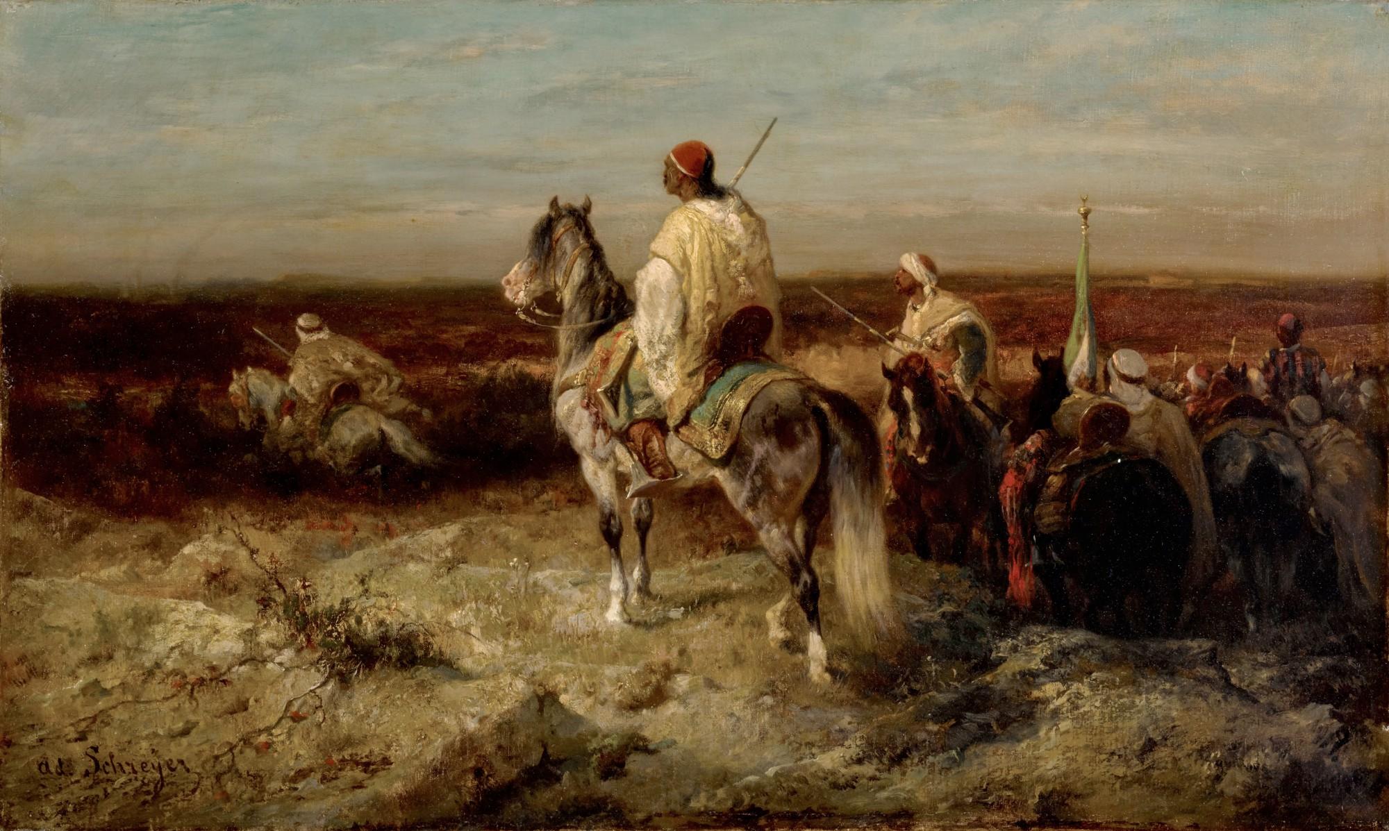 Adolf Schreyer - Arab Chief