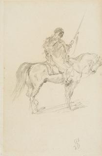 Adolf Schreyer - Drei Reiterstudien