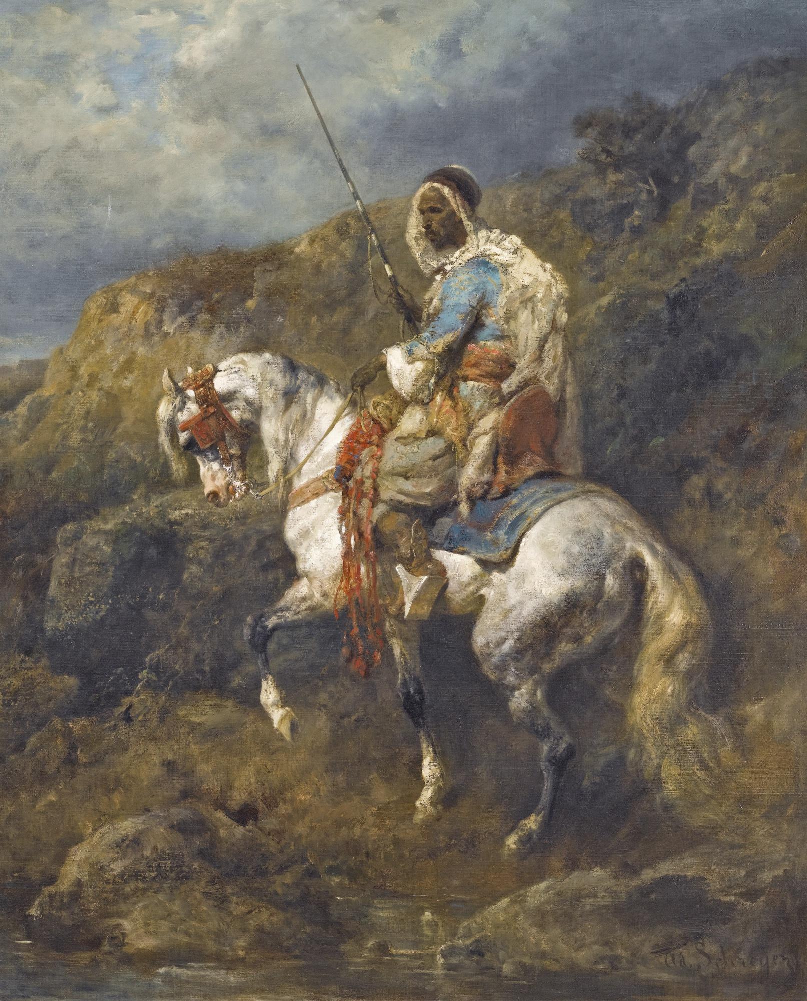 Adolf Schreyer - German arab Horseman