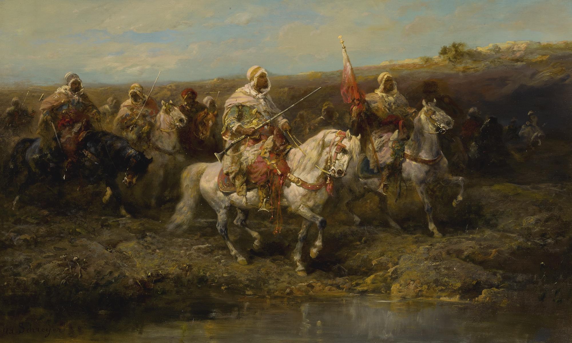 Adolf Schreyer - German arabian Horseman