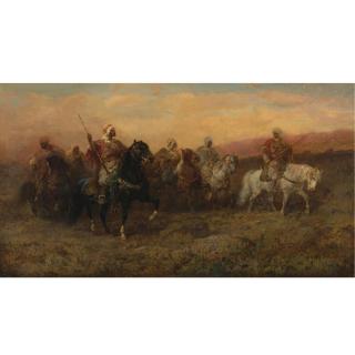 Adolf Schreyer - German Bedouin Riders