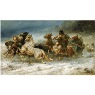 Adolf Schreyer - German Verfolgt! (The Pursuit)