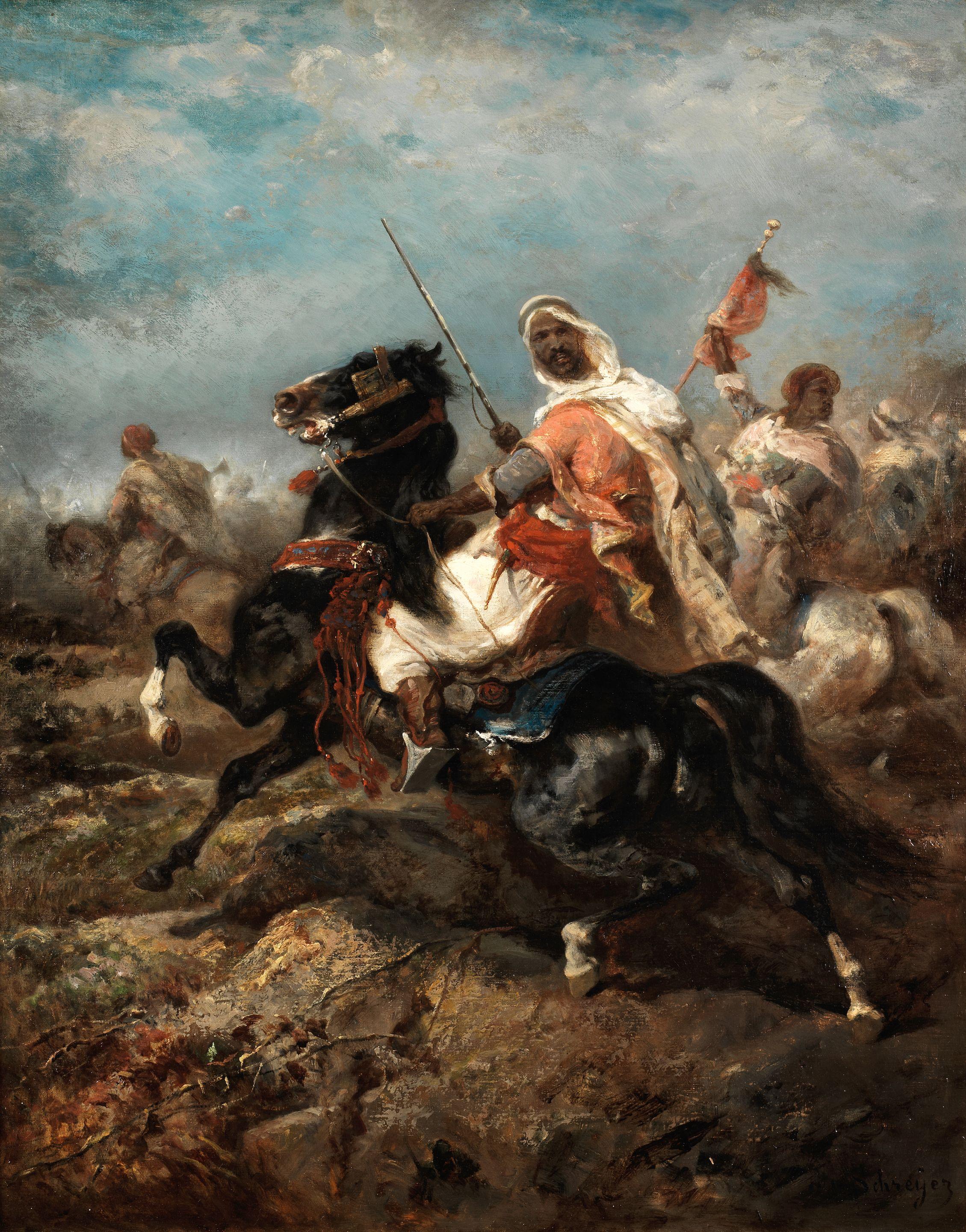 Adolf Schreyer - The advance