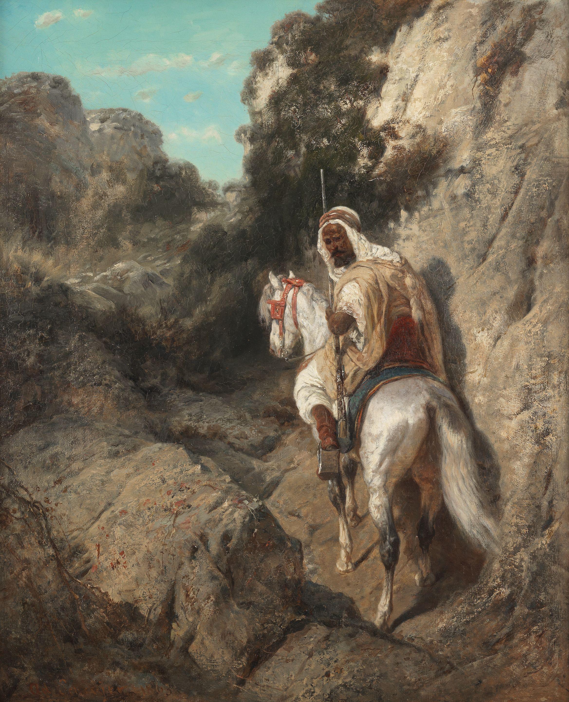 Adolf Schreyer - The mountain pass