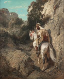 Adolf Schreyer - The mountain pass