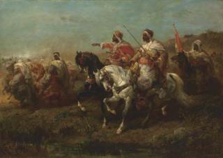 Adolf Schreyer - The Skirmish